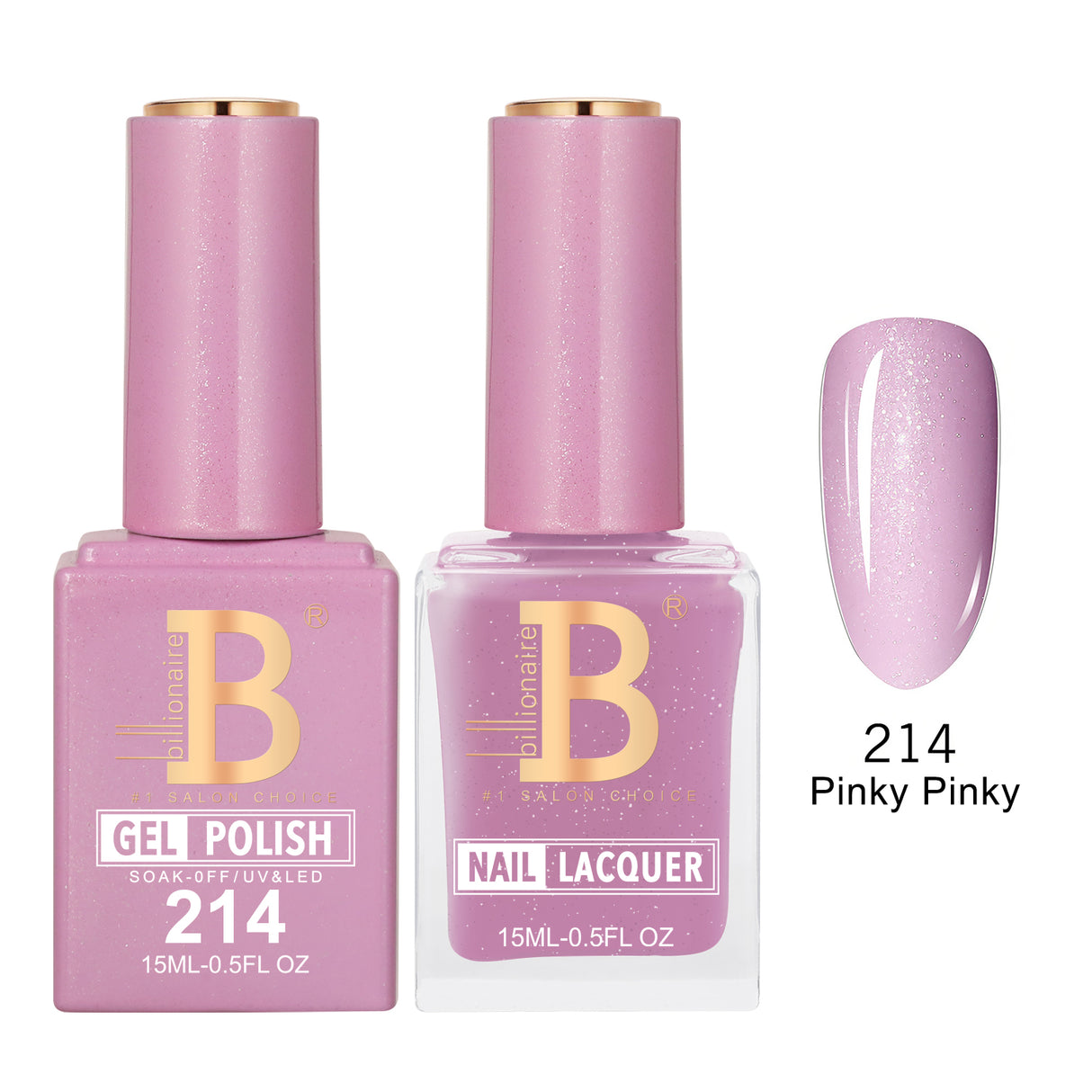 BILLIONAIRE | GEL & LACQUER | IMPERIAL 214 - PINKY PINKY
