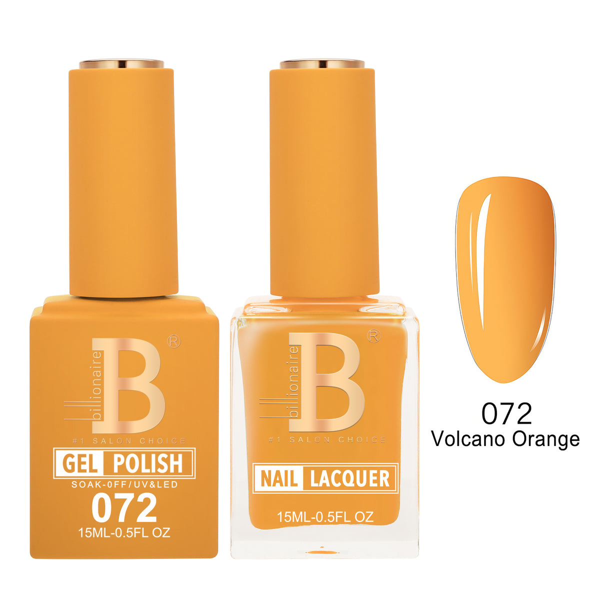 BILLIONAIRE | GEL & LACQUER | IMPERIAL 072 - VOLCANO ORANGE