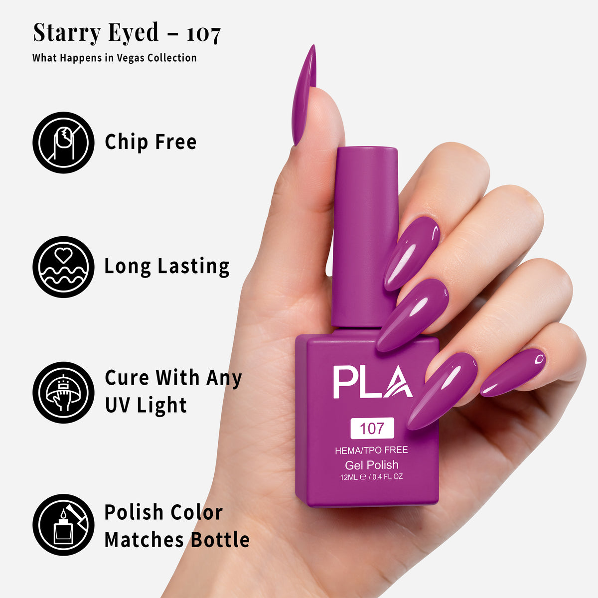 PLA | GEL POLISH | STARRY EYED - 107