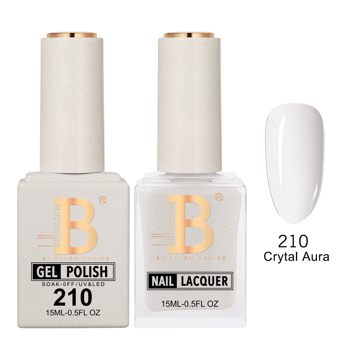 BILLIONAIRE | GEL & LACQUER | IMPERIAL 210 - CRYTAL AURA