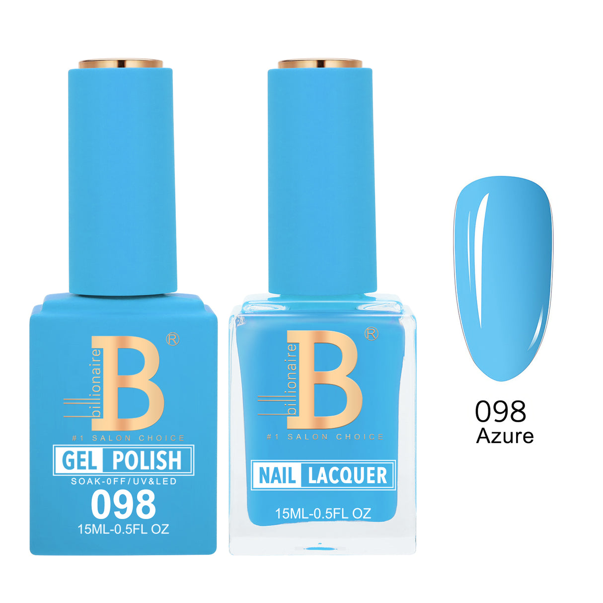 BILLIONAIRE | GEL & LACQUER | IMPERIAL 098 - AZURE