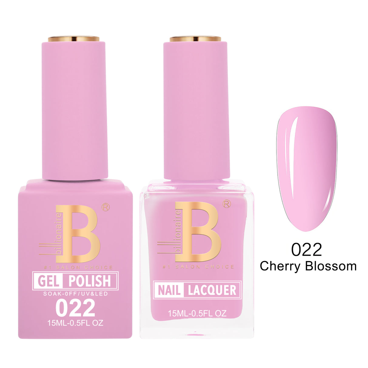 BILLIONAIRE | GEL & LACQUER | IMPERIAL 022 - CHERRY BLOSSOM