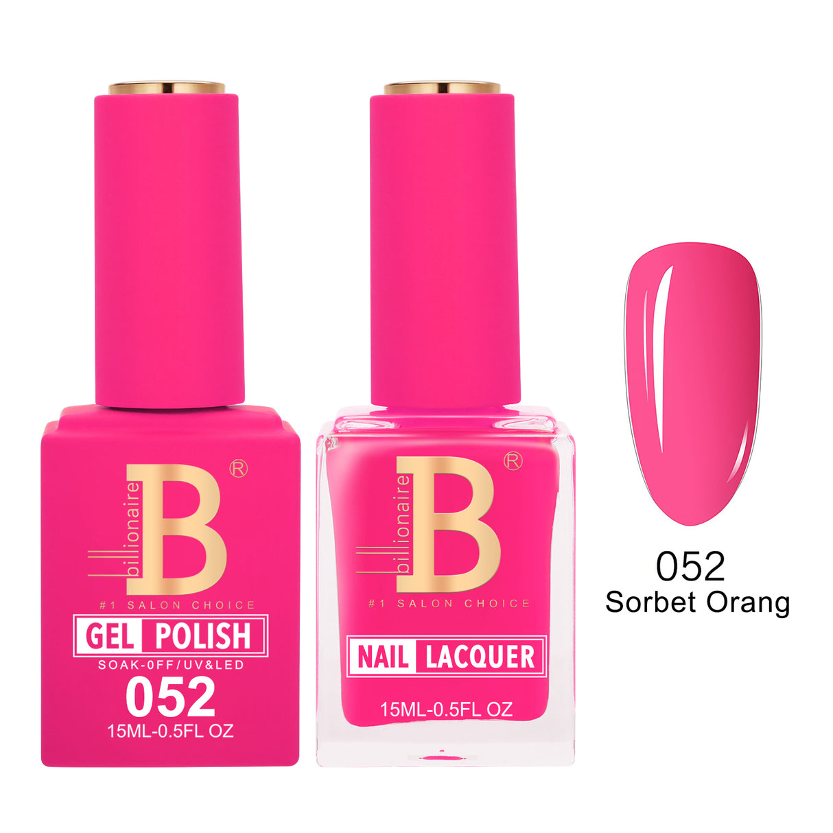 BILLIONAIRE | GEL & LACQUER | IMPERIAL 052 - SORBET ORANG