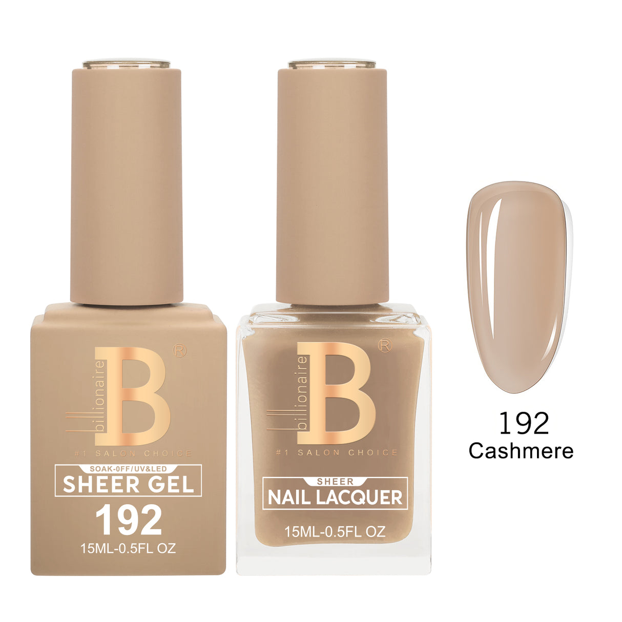 BILLIONAIRE | GEL & LACQUER | IMPERIAL 192 - CASHMERE