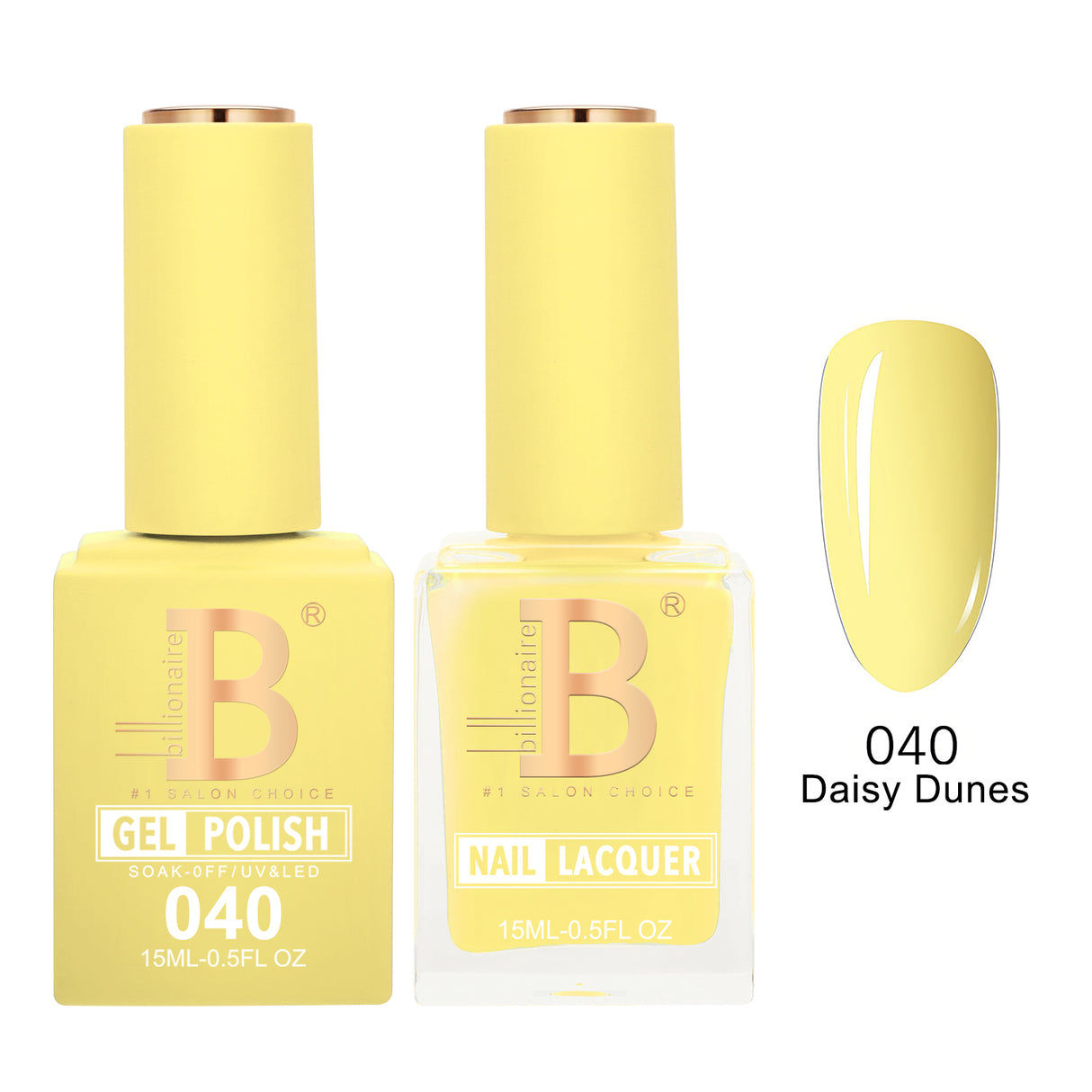 BILLIONAIRE | GEL & LACQUER | IMPERIAL 040 - DAISY DUNES