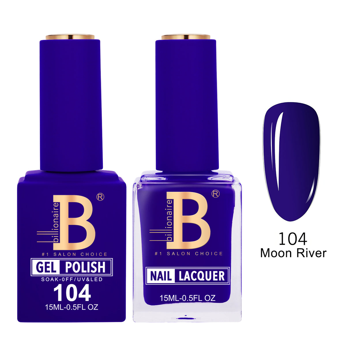 BILLIONAIRE | GEL & LACQUER | IMPERIAL 104 - MOON RIVER