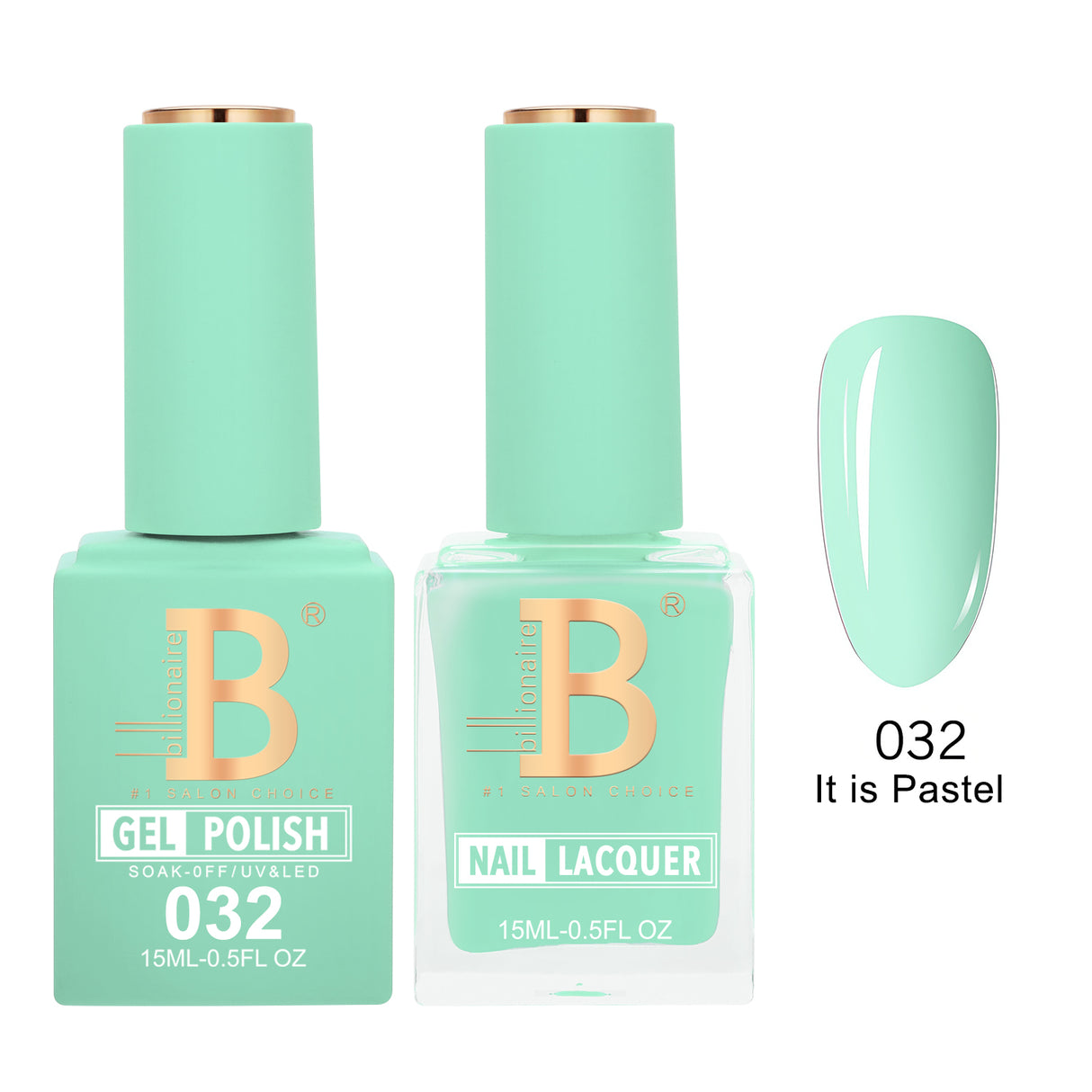 BILLIONAIRE | GEL & LACQUER | IMPERIAL 032 - IT IS PASTEL
