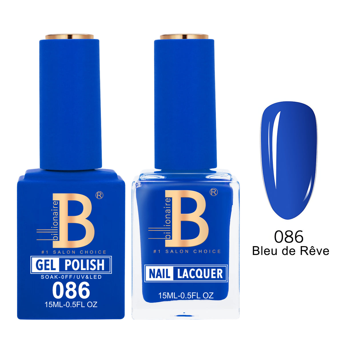 BILLIONAIRE | GEL & LACQUER | IMPERIAL 086 - BLEU DE RÊVE