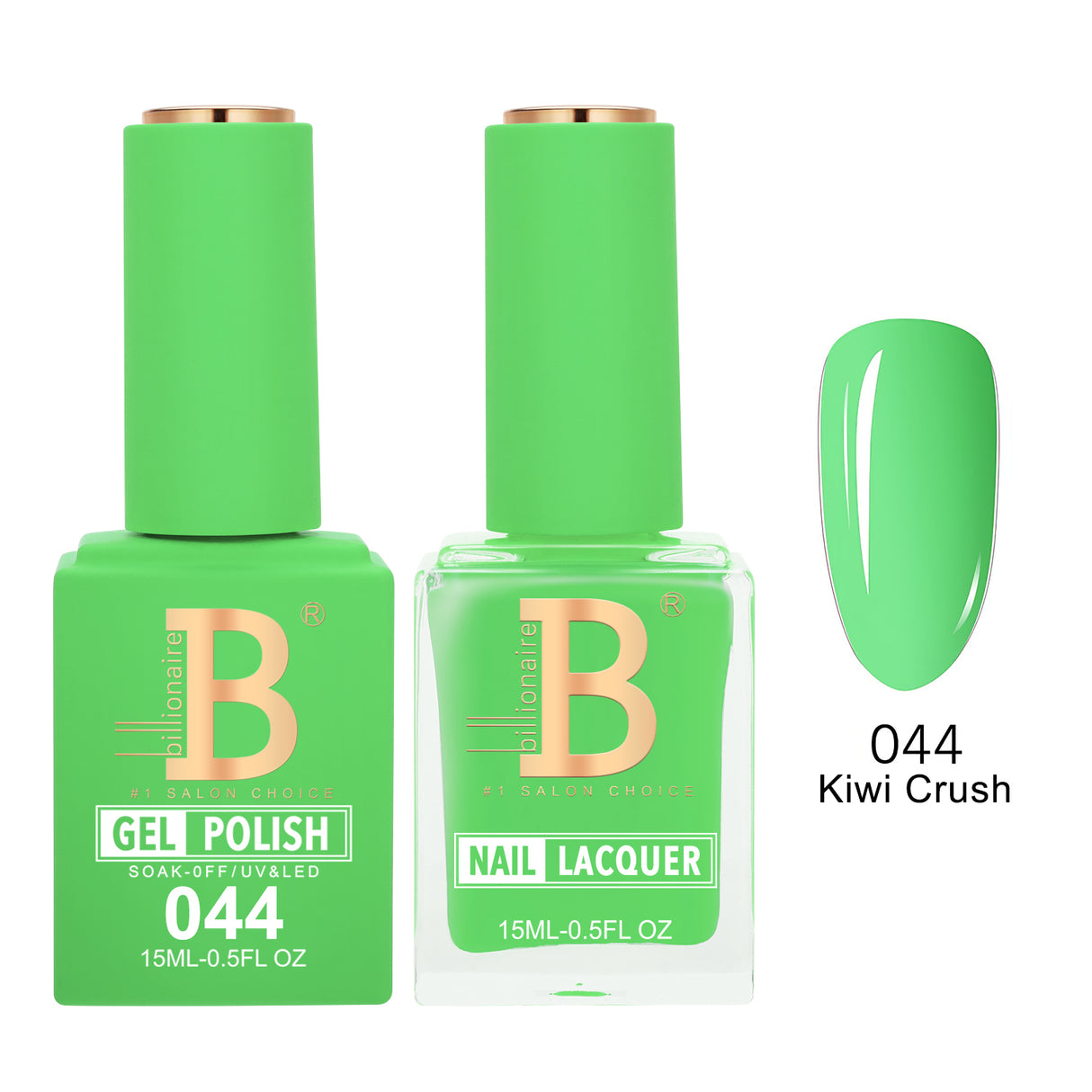 BILLIONAIRE | GEL & LACQUER | IMPERIAL 044 - KIWI CRUSH