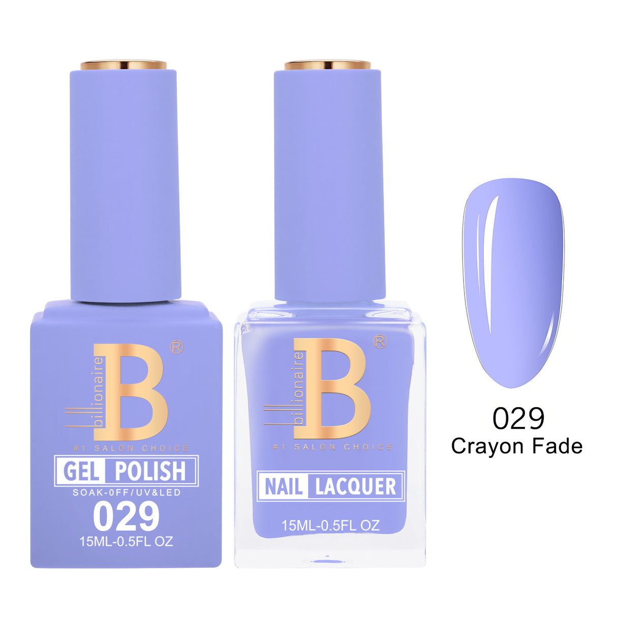 BILLIONAIRE | GEL & LACQUER | IMPERIAL 029 - CRAYON FADE