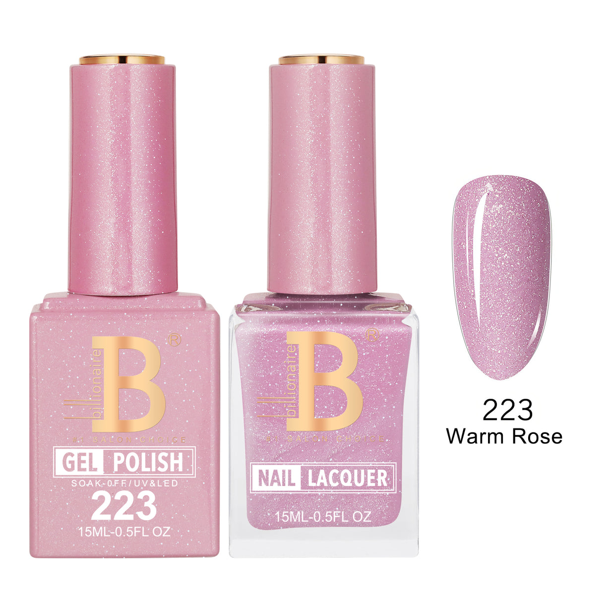 BILLIONAIRE | GEL & LACQUER | IMPERIAL 223 - WARM ROSE