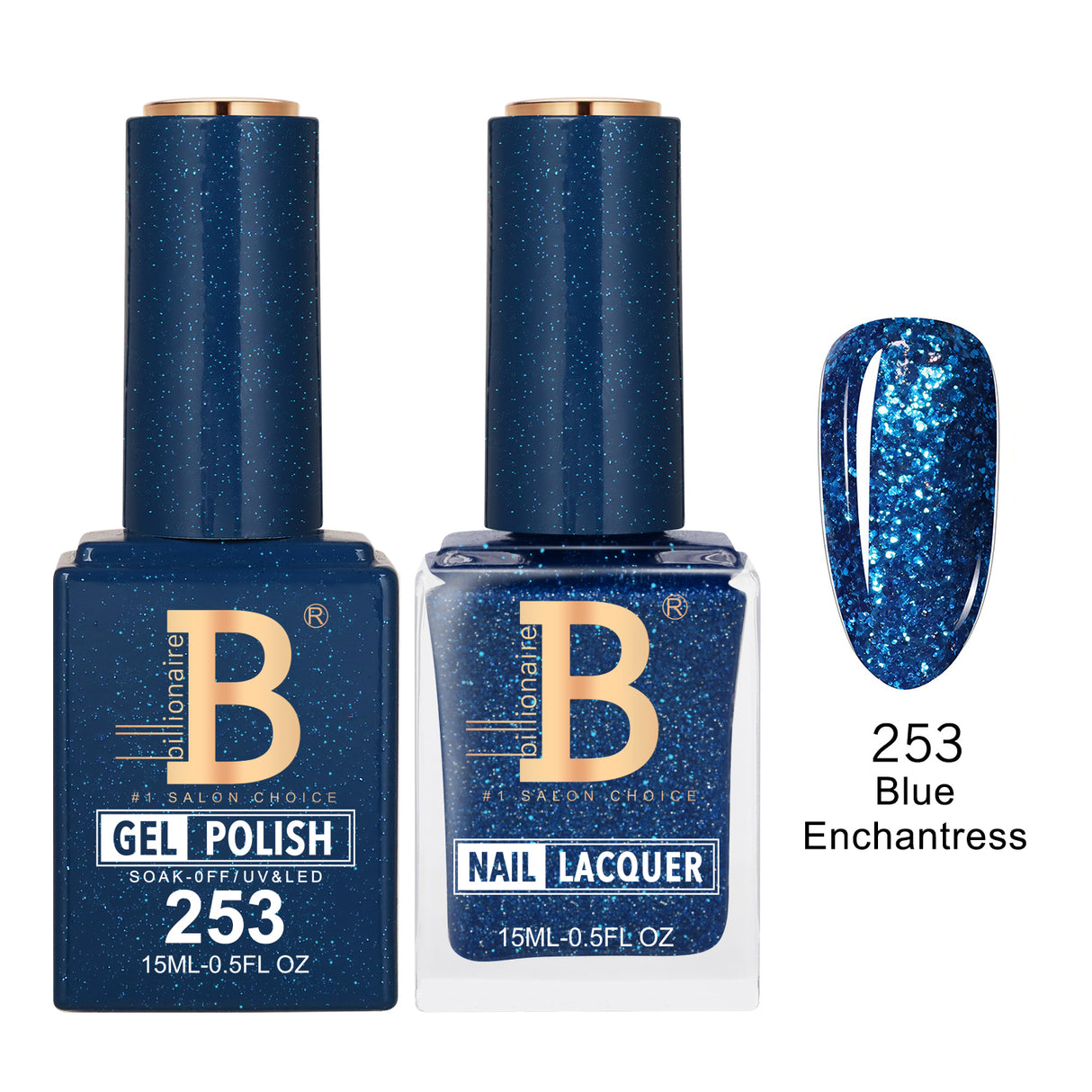 BILLIONAIRE | GEL & LACQUER | IMPERIAL 253 - BLUE ENCHANTRESS