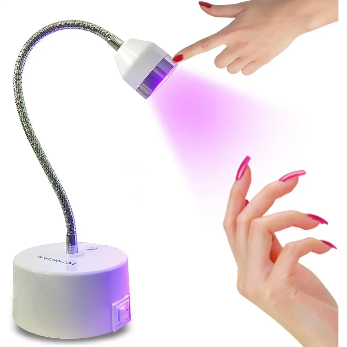 SENSOR PORTABLE & RECHARGEABLE LED LAMP (WHITE COLOR)