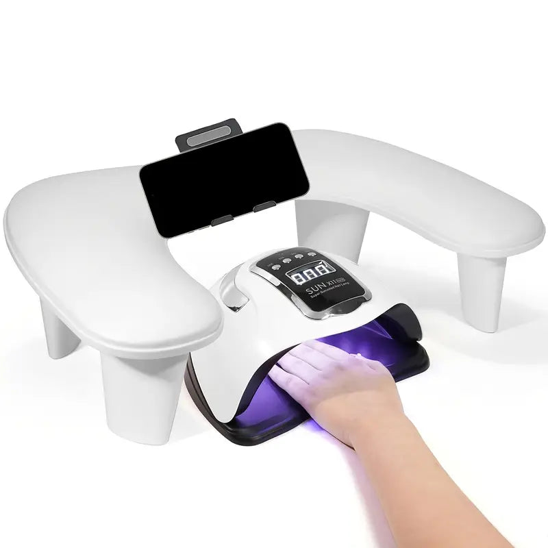 HAND REST | LEATHER U-shaped with Phone Holder