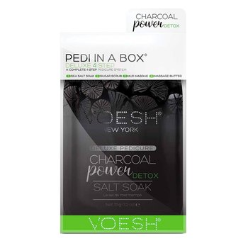VOESH | PEDI IN A BOX | DELUXE - CHARCOAL POWER DETOX