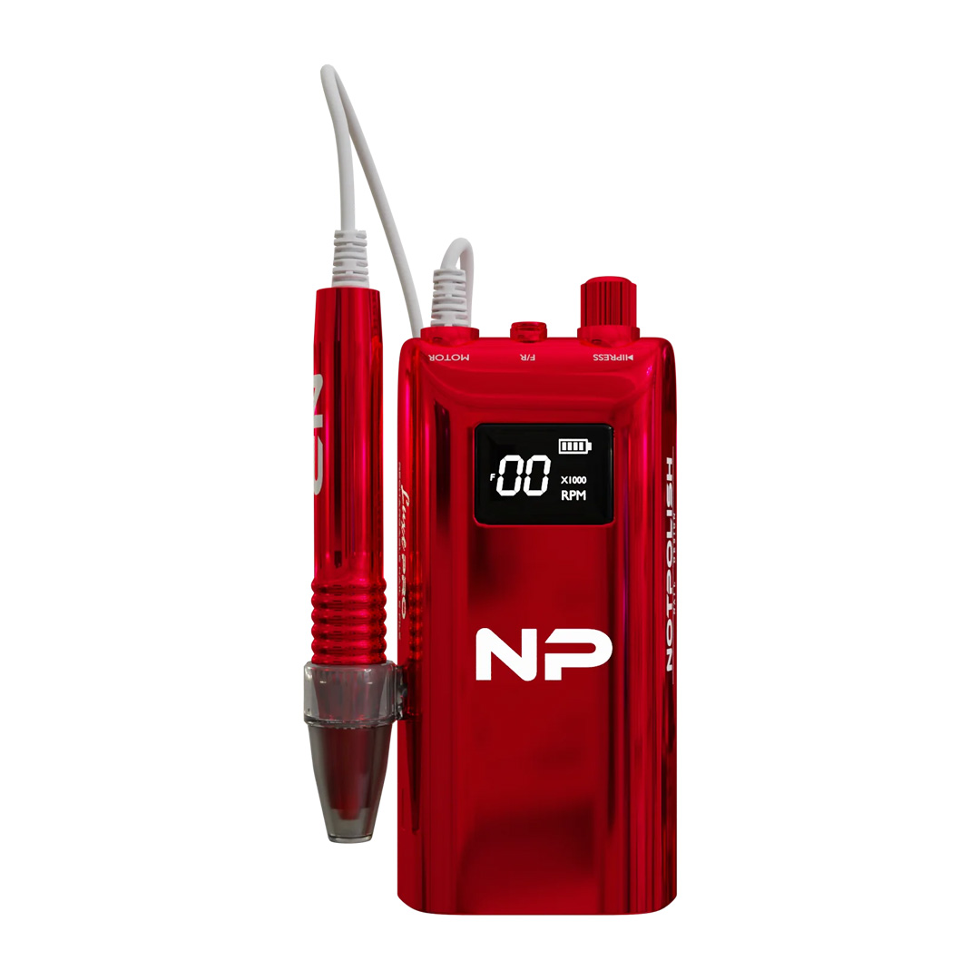NOT POLISH | LUXEPRO RECHARGABLE NAIL E-FILE (RED) – Lucky Nail Supply