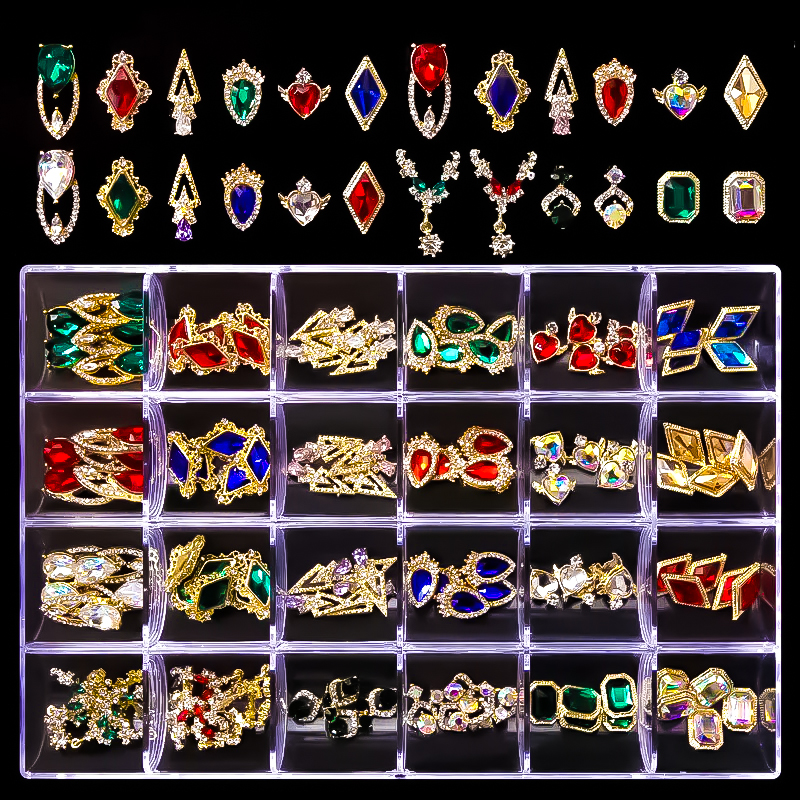 NAIL CHARM DESIGN I - Box of 24 Styles