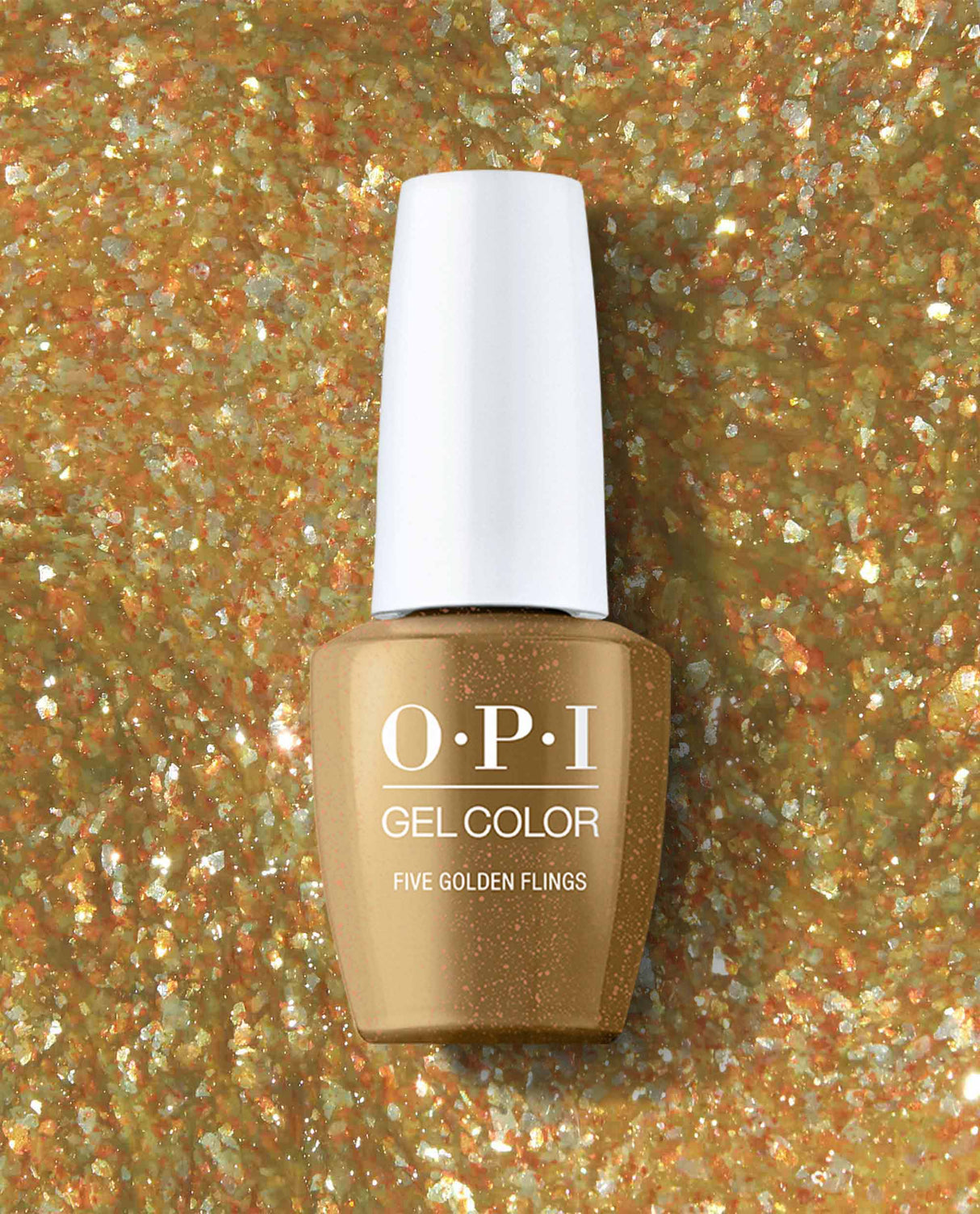 OPI | GEL | HPQ02 - FIVE GOLDEN FLINGS