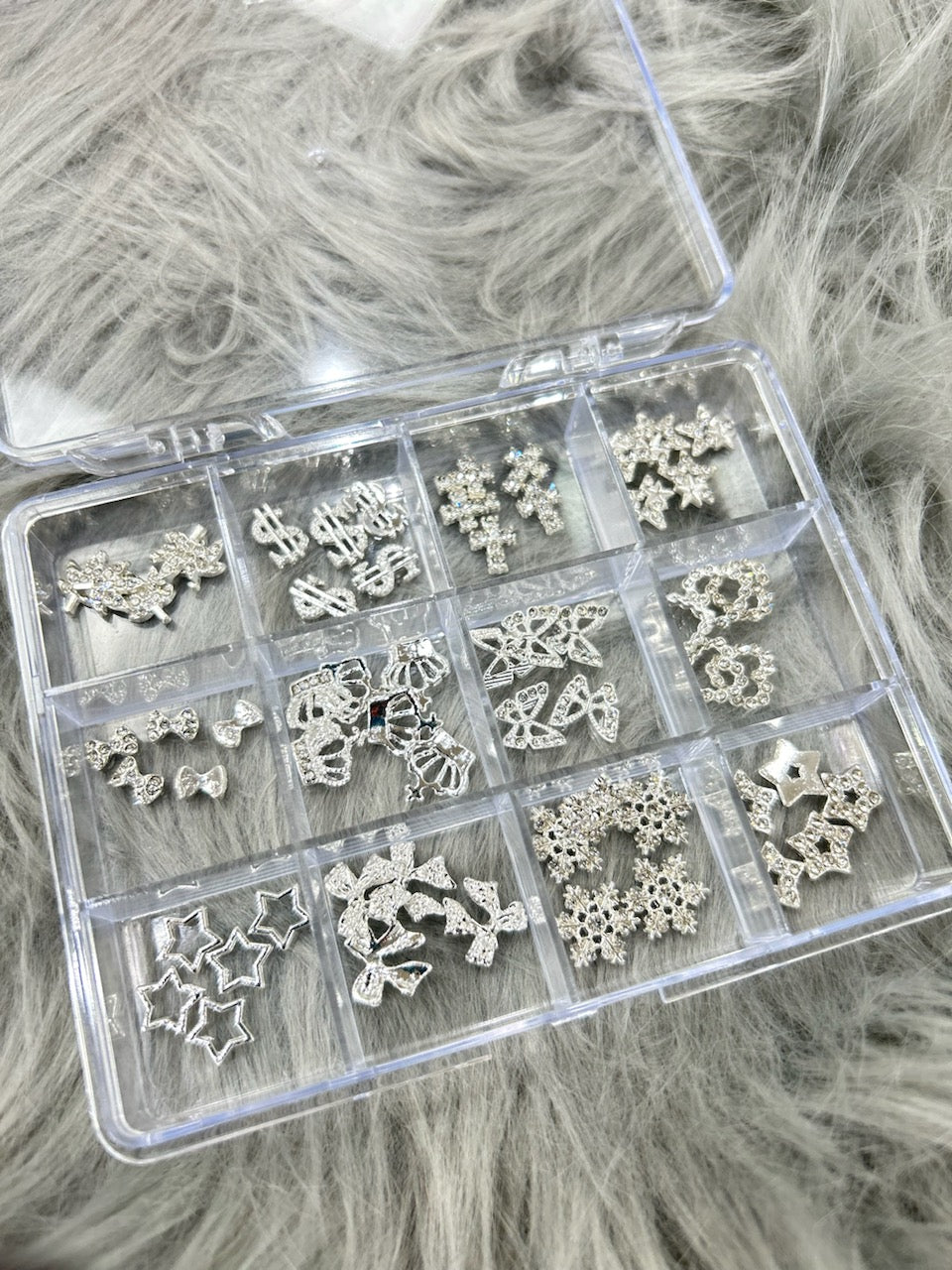 XMAS NAIL CHARM | MIX BOX (SNOW FLAKE-CROWN-DOLLAR)