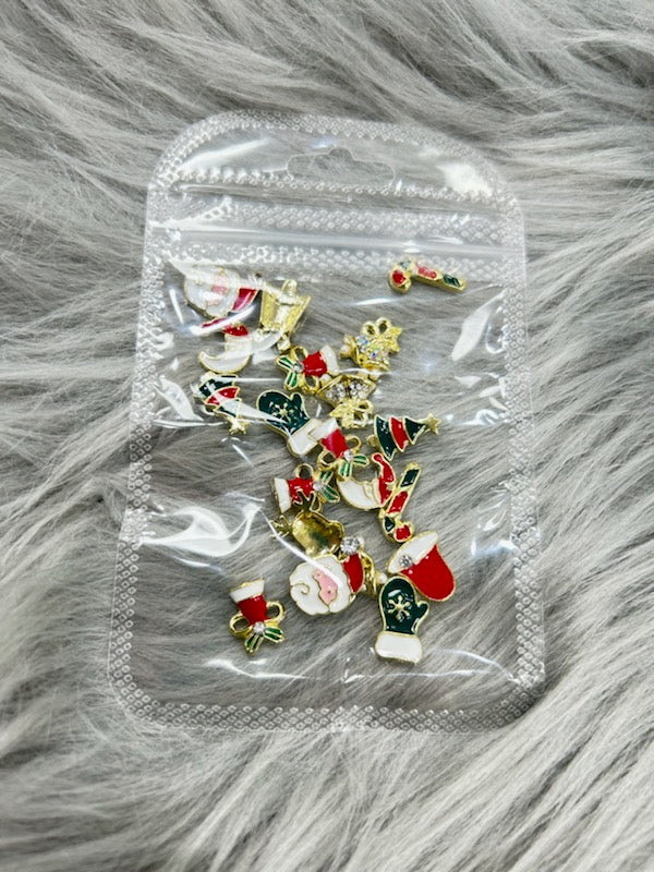 CHRISTMAS NAIL CHARM MIX BAG | 01