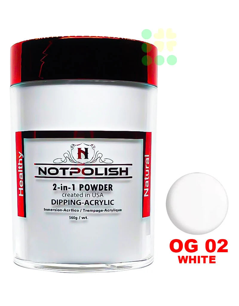 NOT POLISH  (OG-POWDER) | OG02 WHITE (Refill) 22oz