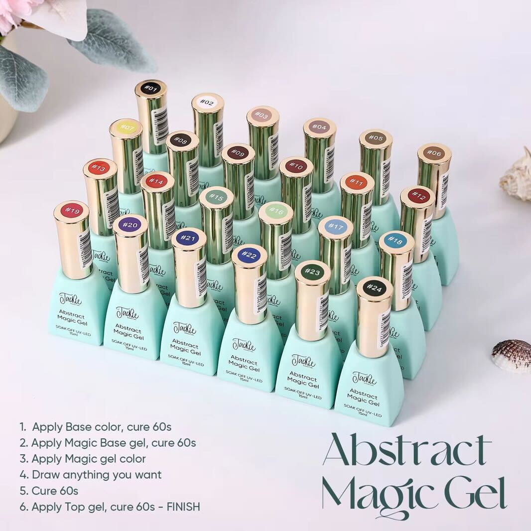 JACKIE SIGNATURE | ABSTRACT MAGIC GEL - 24 COLORS COLLECTION