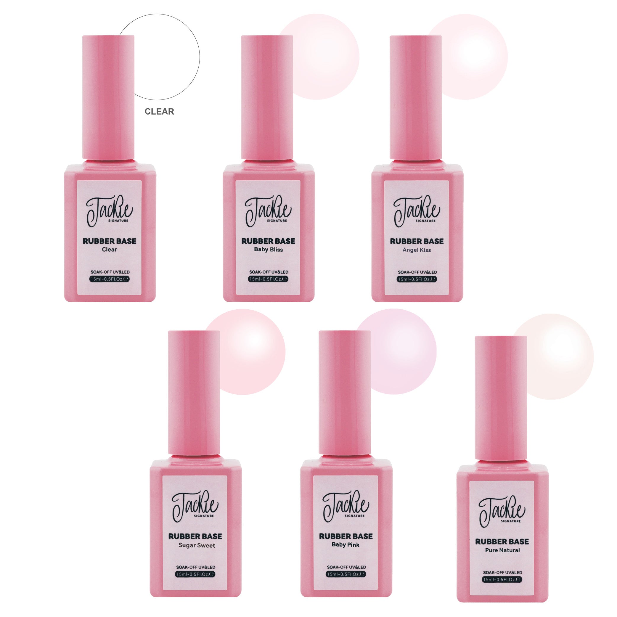 JACKIE SIGNATURE | RUBBER BASE ANGEL KISS COLLECTION – Lucky Nail