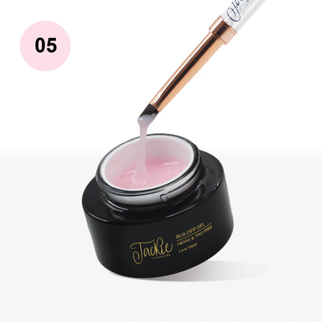 ema tpo free builder gel nail enhancement light pink 