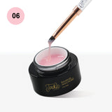 ema tpo free builder gel nail enhancement light pink 