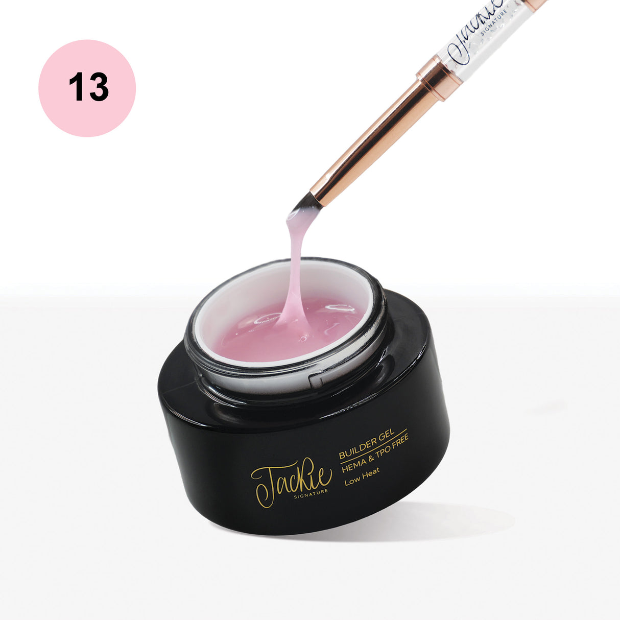 fema tpo free builder gel nail enhancement neutral pink 