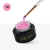 fema tpo free builder gel nail enhancement true bright pink 