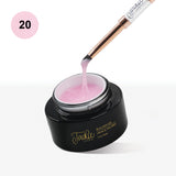 fema tpo free builder gel nail enhancement light shimmer pink 