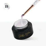 fema tpo free builder gel nail enhancement white pearl holographic