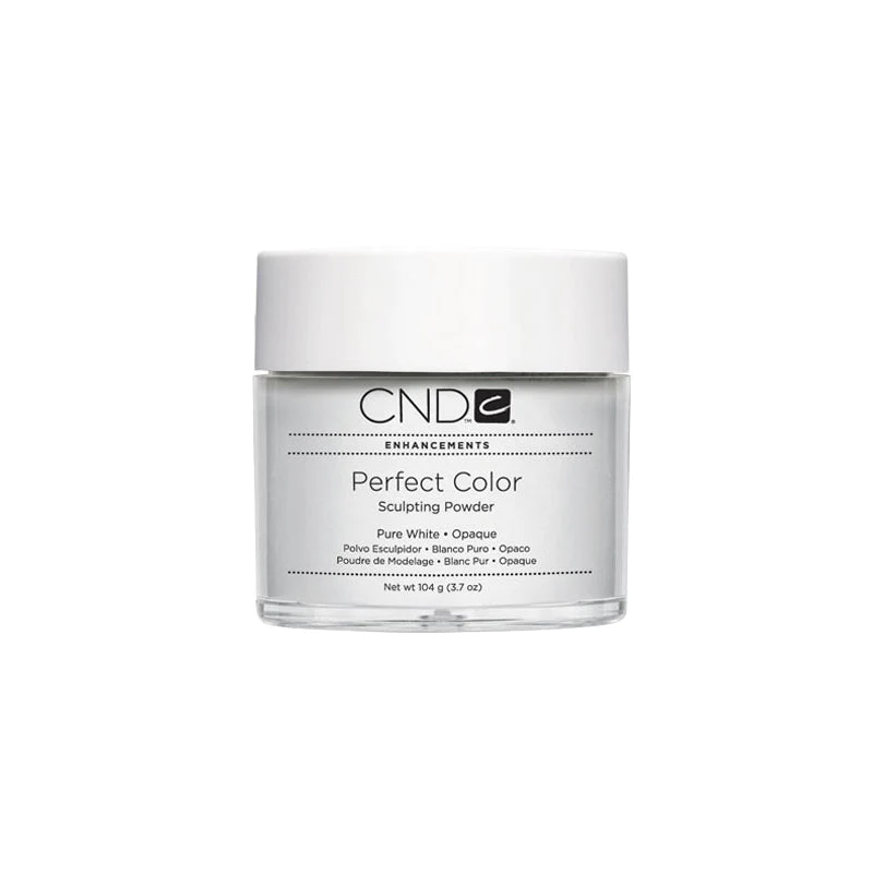 CND | PERFECT COLOR SCULPTING POWDER - PURE WHITE OPAQUE (3.7 OZ)