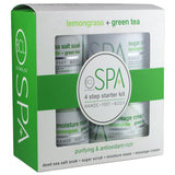 BCL SPA | LEMONGRASS AND GREEN TEA PURIFYING SPA SET – 4-STEP SPA KIT - 16 OZ