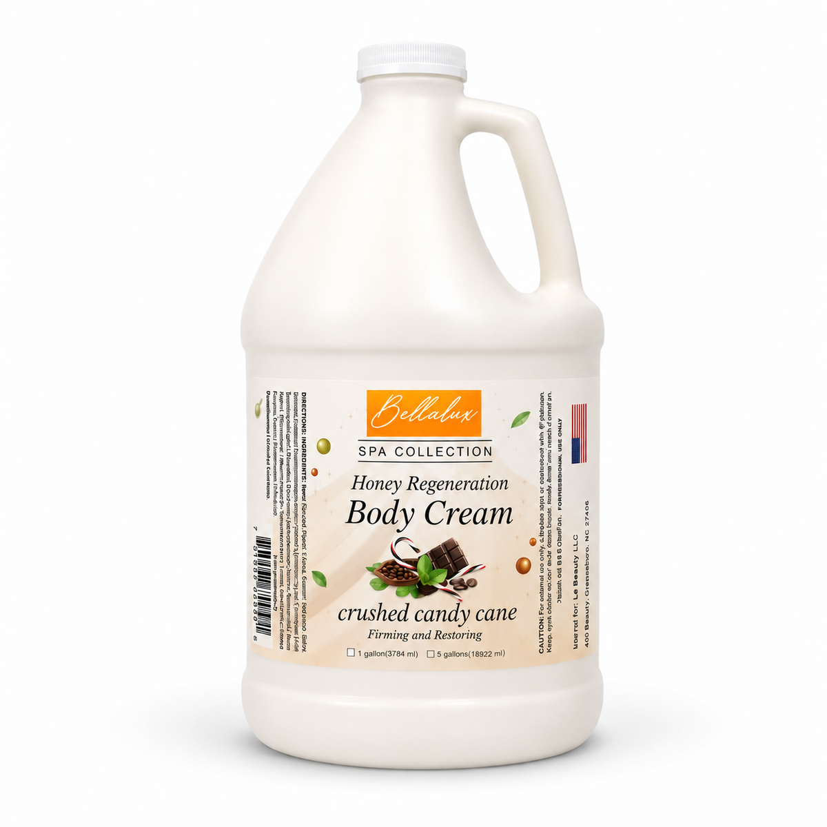 Bellalux - Crushed Candy Cane (4 Step Gallon Spa Set) - Regen. Body Cream