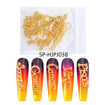 ZODIAC NAIL CHARM - GOLD