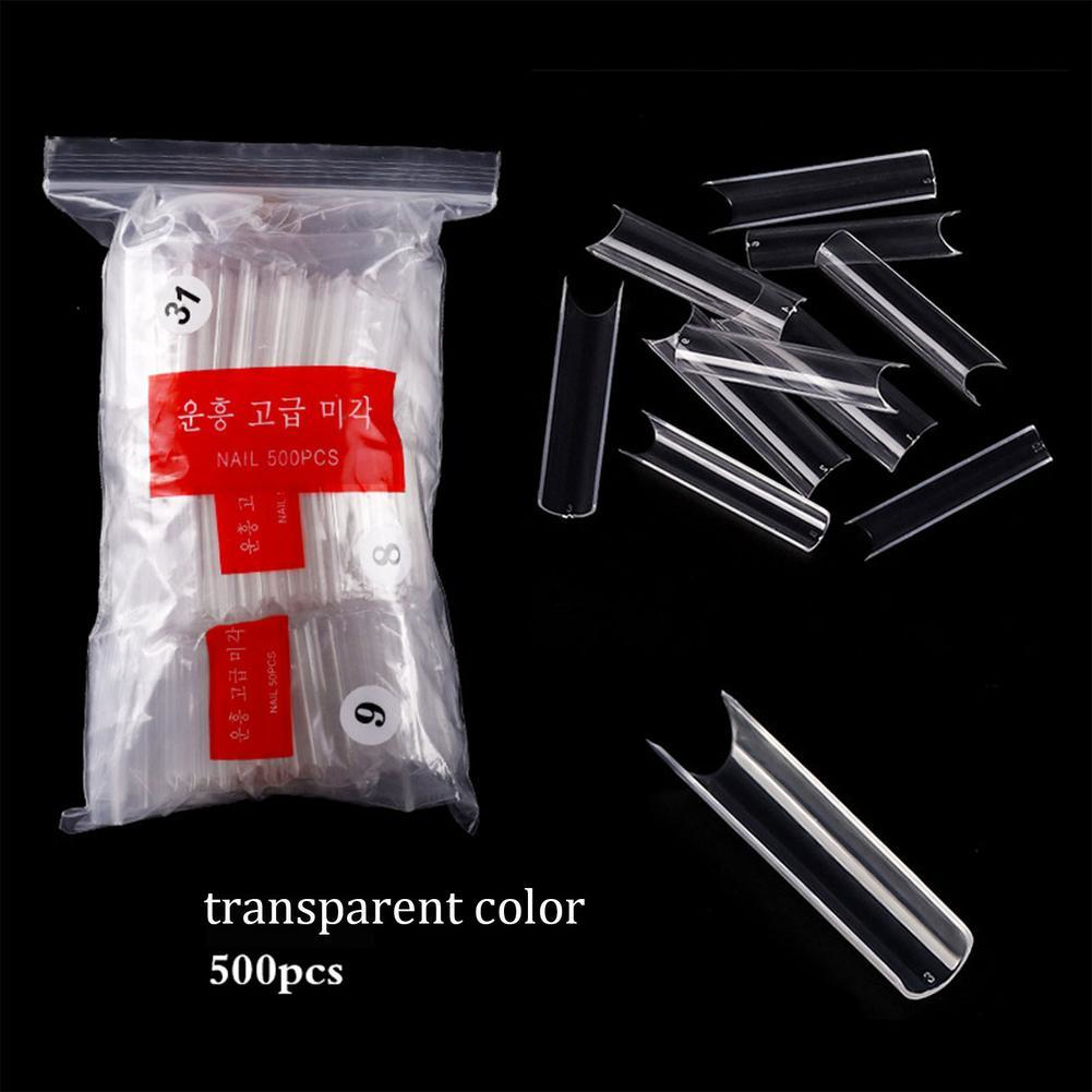 XXL LONG CLEAR SQUARE TIP