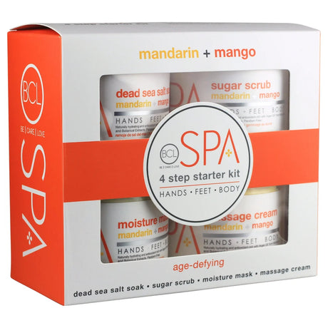 BCL SPA | 4-STEP SPA KIT - 16 OZ | MANDARIN AND MANGO