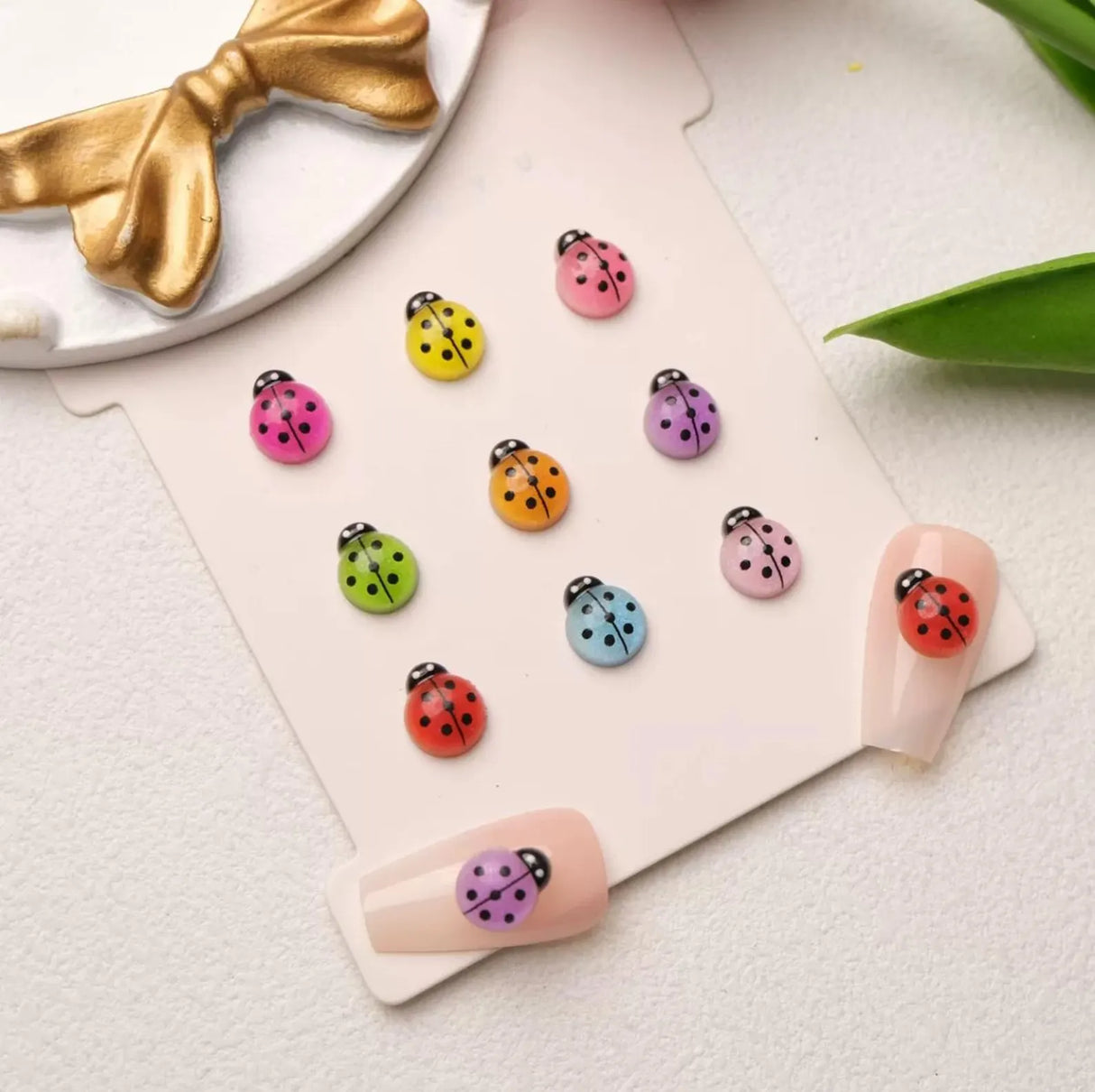 NAIL CHARM | LADY BUG