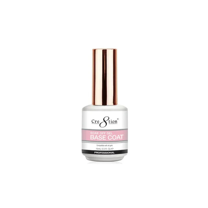 CRE8TION | SOAK OFF GEL | BASE COAT - 0.5 OZ