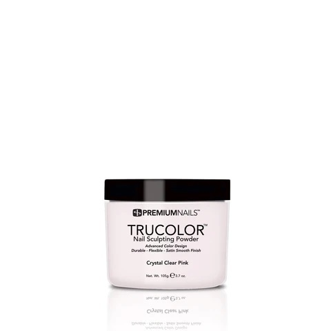 TRUCOLOR | ACRYLIC POWDER - CRYSTAL CLEAR PINK (3.7 OZ)