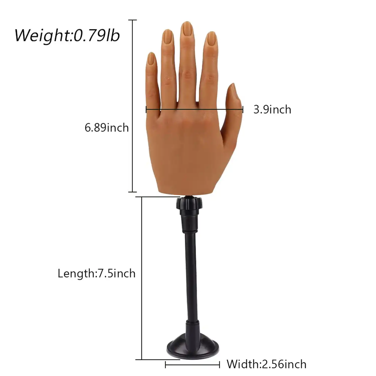 SILICONE PRACTICE HAND
