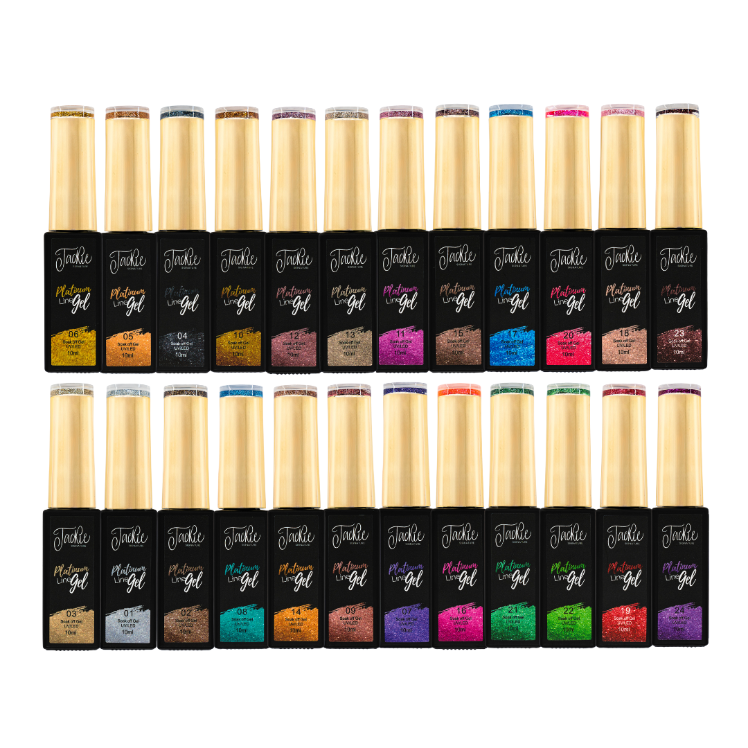 JACKIE SIGNATURE | PLATINUM LINER ART GEL DESIGN (24 COLORS)