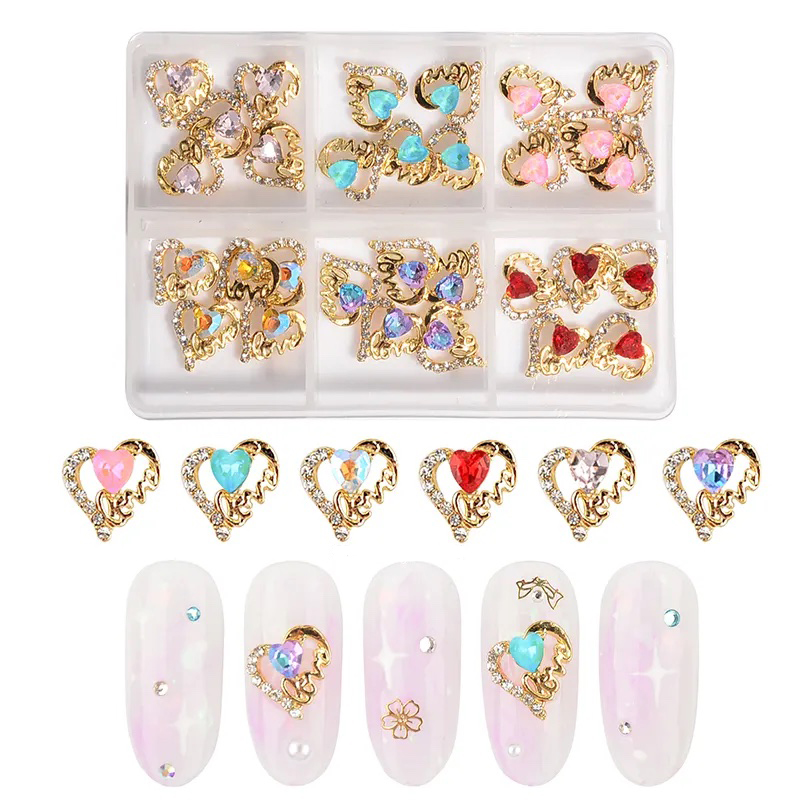 HEART LOVE CHARM - BOX OF 30 PCS