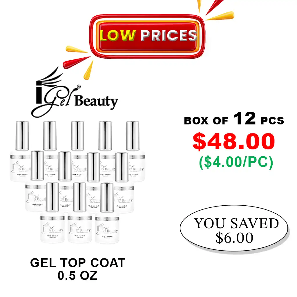 IGEL BEAUTY |  SOAK OFF GEL NO-WIPE TOP COAT