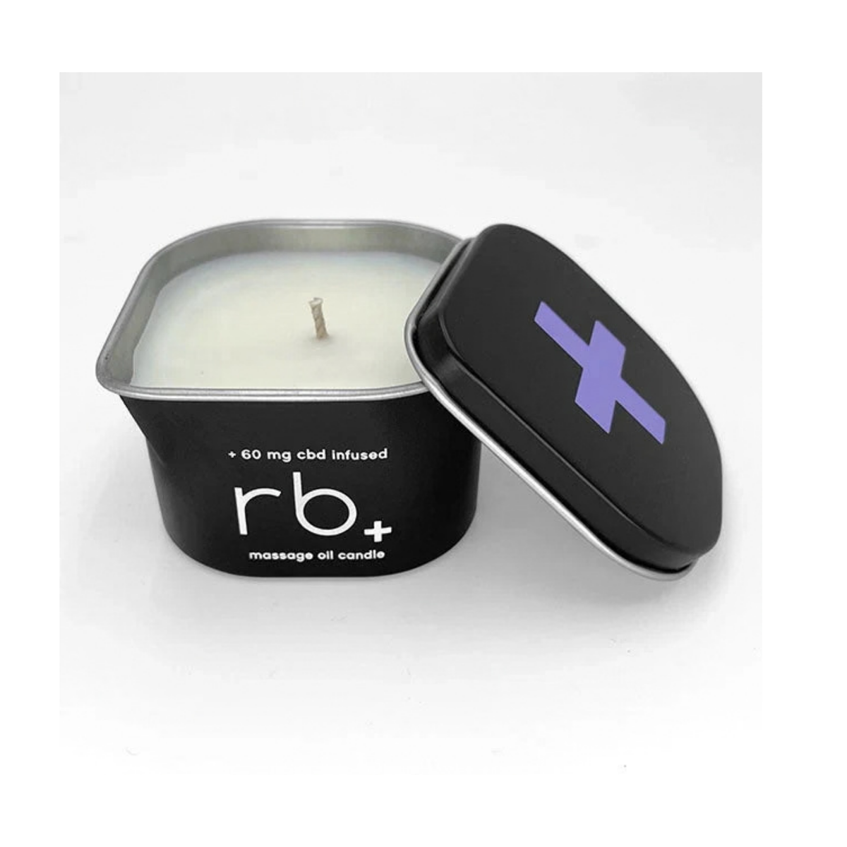 rb+ lavender massage candle + 60 mg cbd