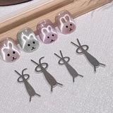 MAGNET | Fold Ear Mix Animal Pattern Y-shape Tools ( SET OF 4PCS )