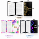 JACKIE SIGNATURE | NAIL POLISH DISPLAY CHART - NAIL ART SAMPLE BOOK FOR NAIL SALON