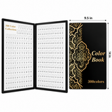 JACKIE SIGNATURE | NAIL POLISH DISPLAY CHART - NAIL ART SAMPLE BOOK FOR NAIL SALON